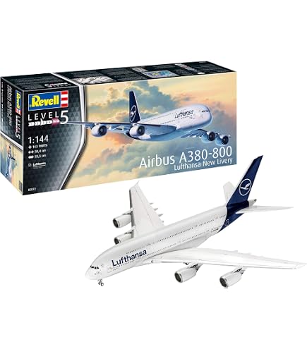 Revell 03891 Boeing 747-8 Lufthansa New Livery Passenger Aircraft